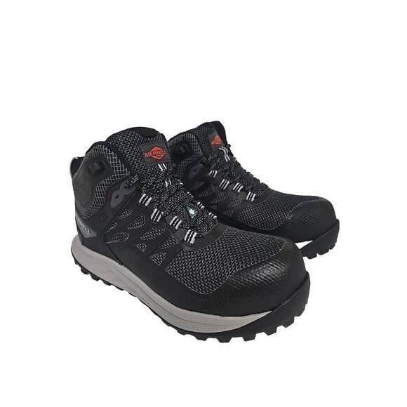 Merrell Women's Antora 3 Carbon-Fiber-Toe CSA Work Boots J006128 Black Size 8M - Picture 1 of 8